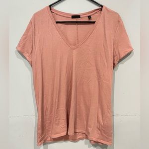 ATM V neck mauve top XL